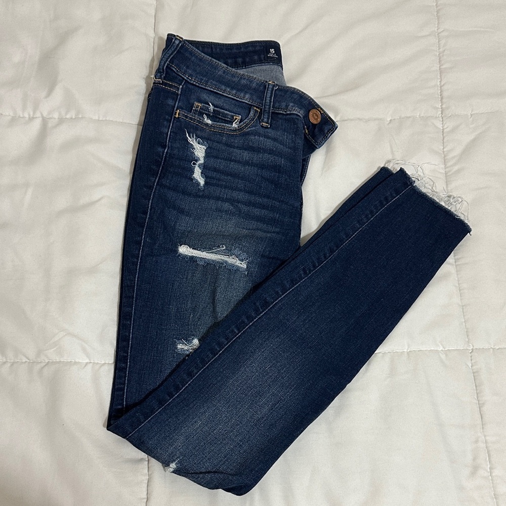 Holster Women's Distressed Blue Jeans